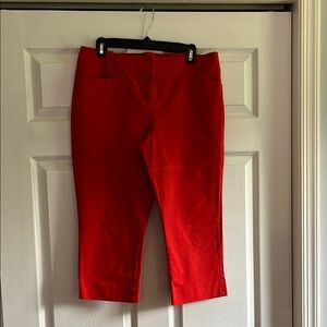 The Limited Red Cassidy Fit Pants Sz 12